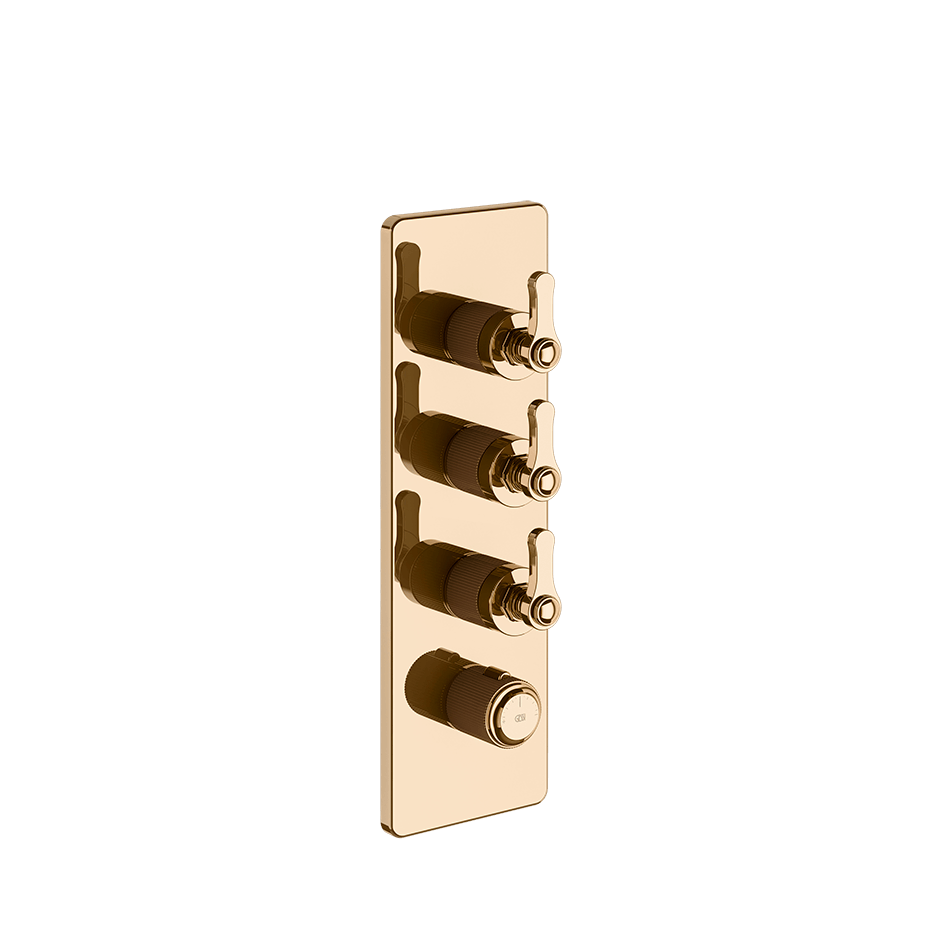 Gessi Shower Mixer 65204 in Warm Bronze Pvd