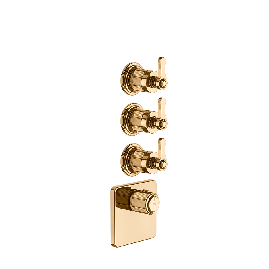 Gessi Shower Mixer 65206 in Warm Bronze Pvd