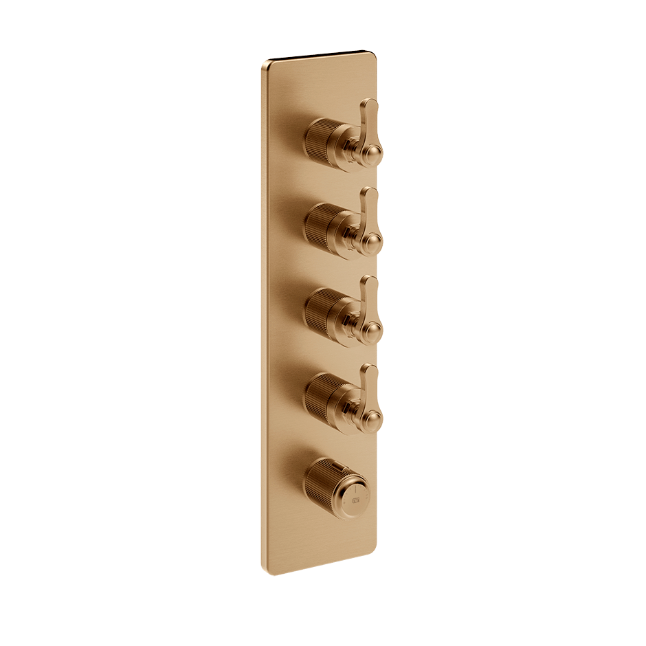 Gessi Shower Mixer 65208 in Warm Bronze Br. Pvd