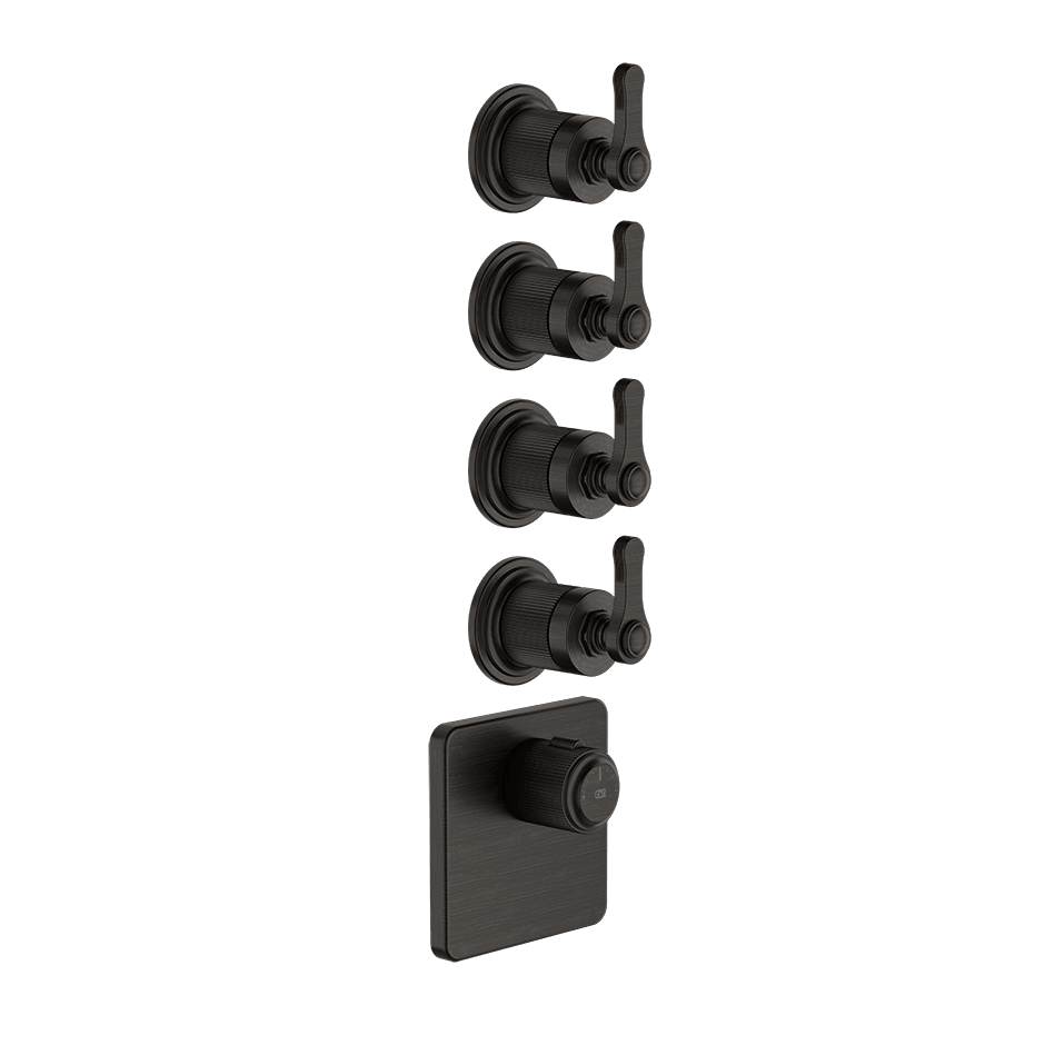 Gessi Shower Mixer 65210 in Aged Bronze
