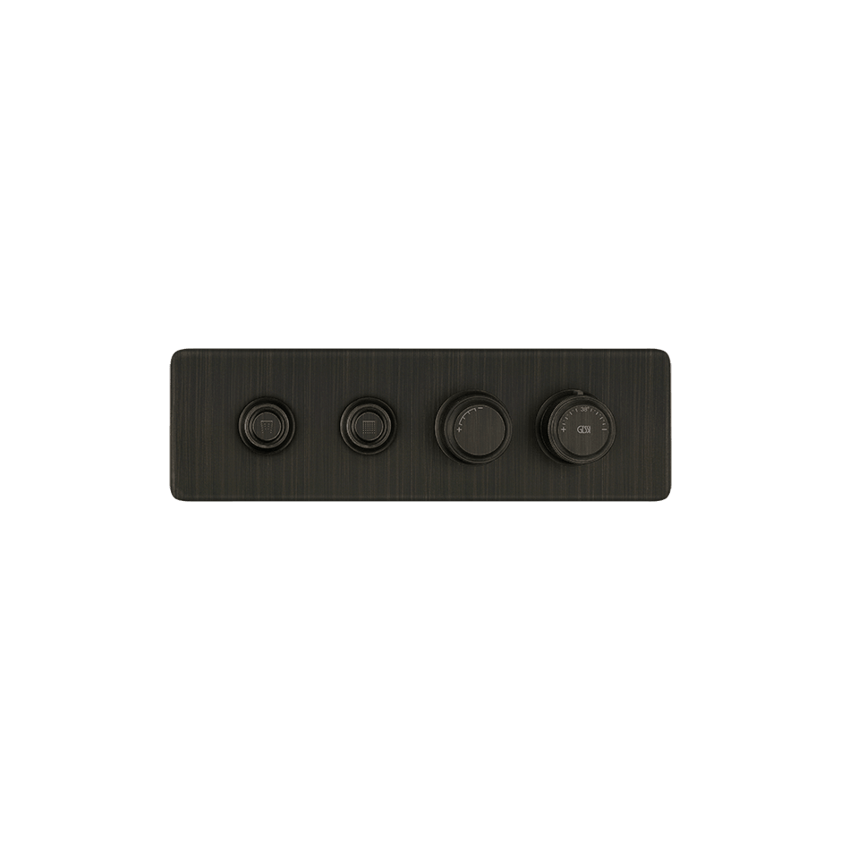 Gessi Shower Mixer 65222 in Aged Bronze