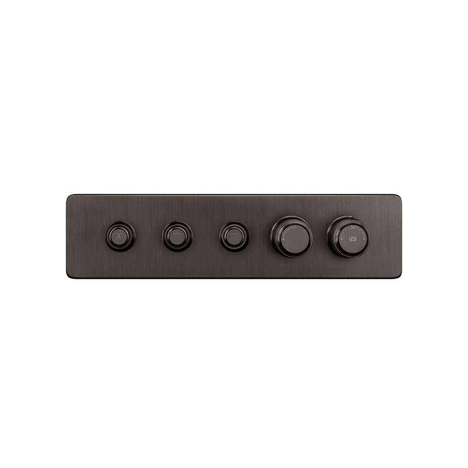 Gessi Shower Mixer 65224 in Black Metal Br. Pvd