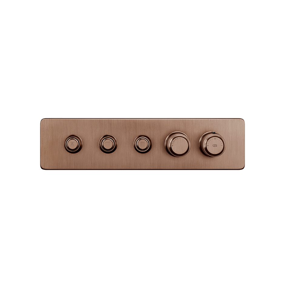 Gessi Shower Mixer 65224 in Copper Brushed Pvd