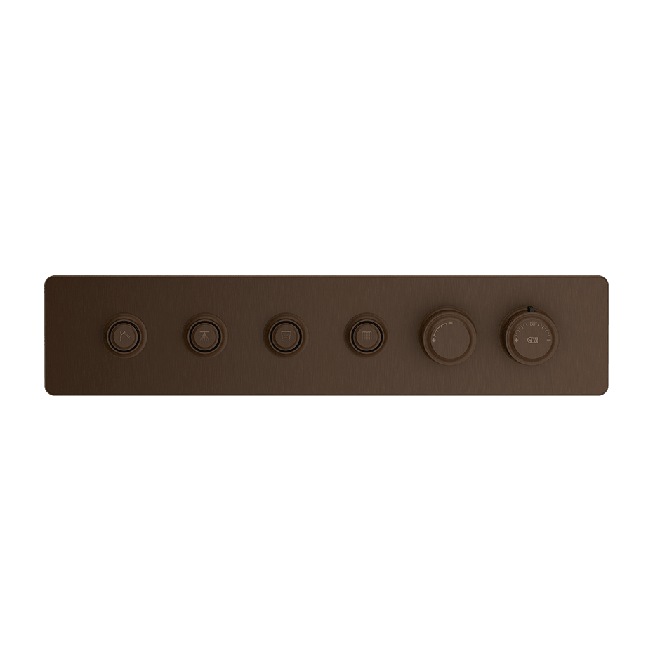 Gessi Shower Mixer 65226 in Dark Bronze