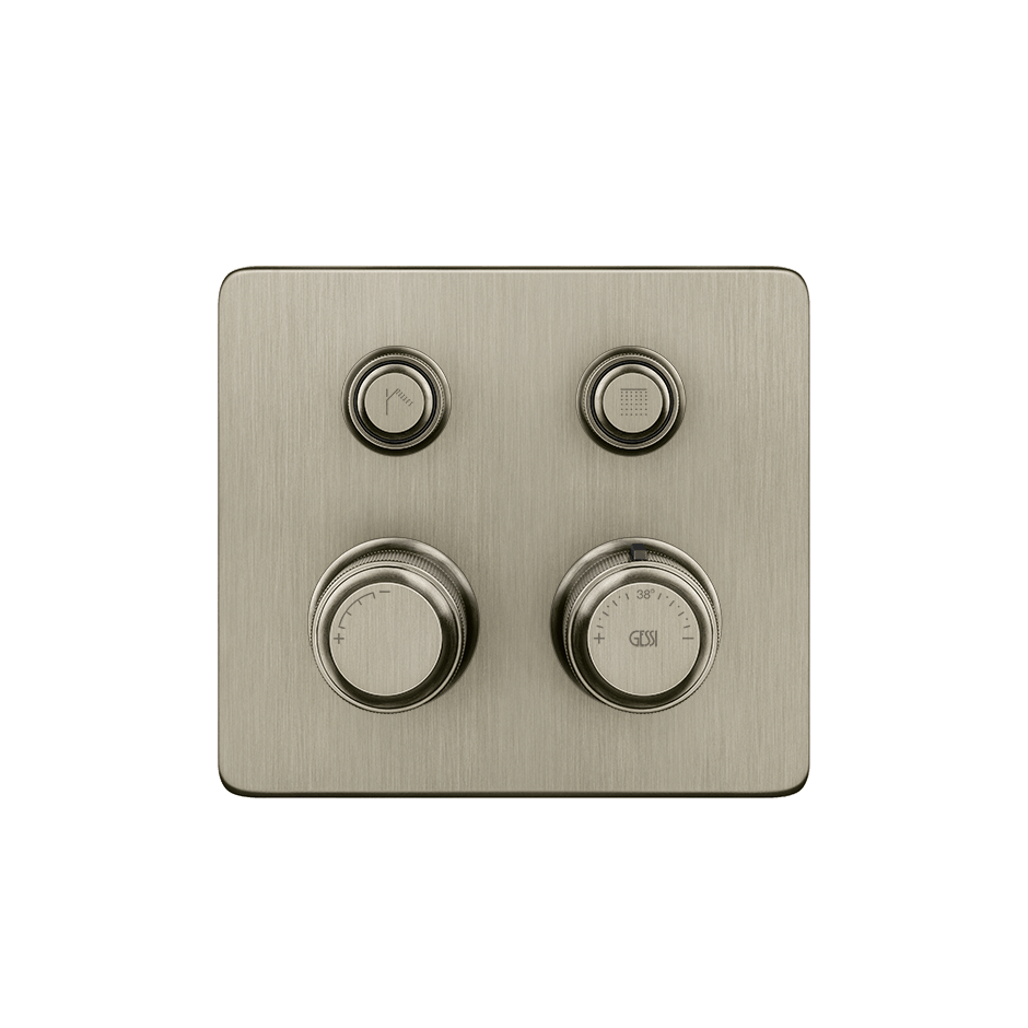 Gessi Shower Mixer 65232 in Finox Brushed Nickel