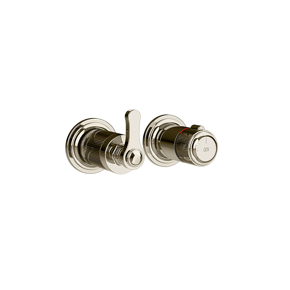 Gessi Shower Mixer 65233 in Nickel Pvd