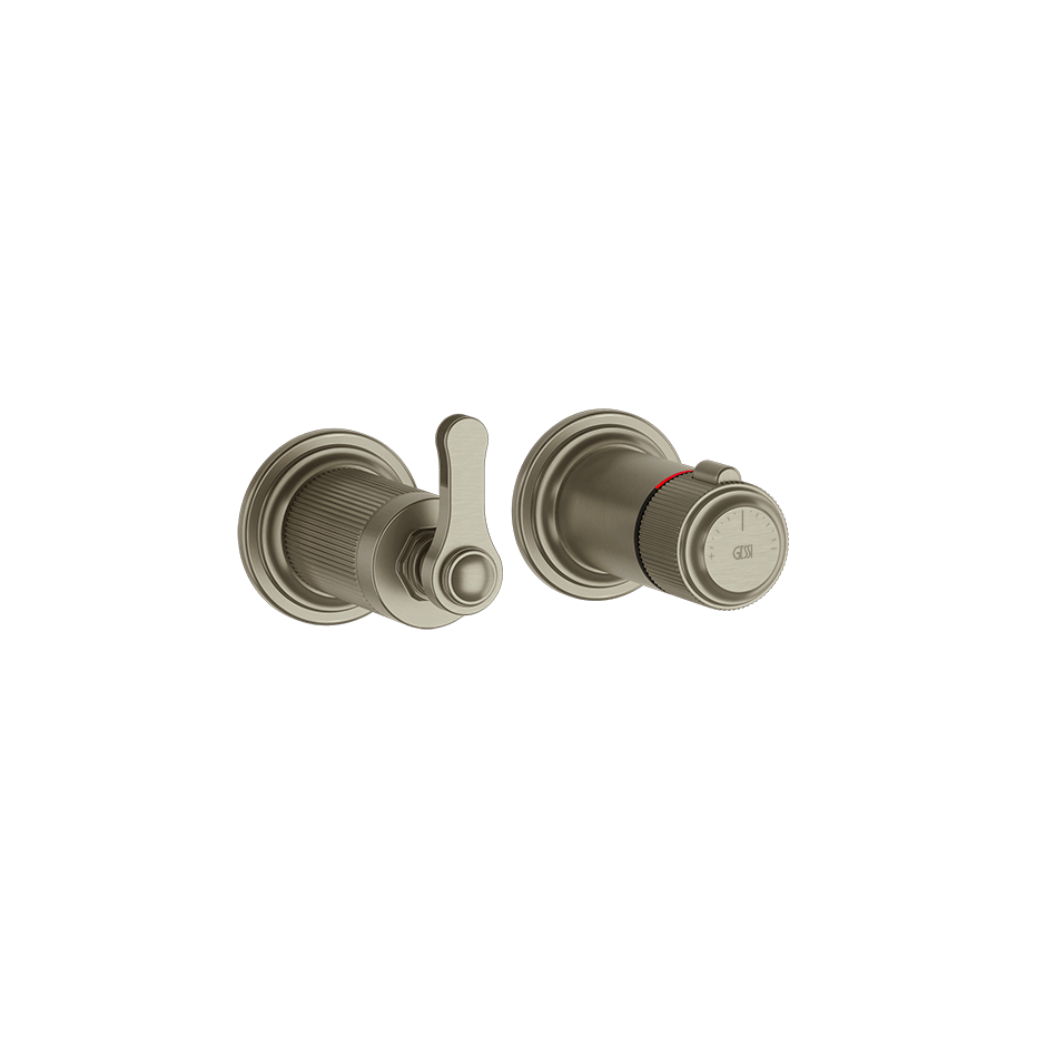 Gessi Shower Mixer 65237 in Finox Brushed Nickel