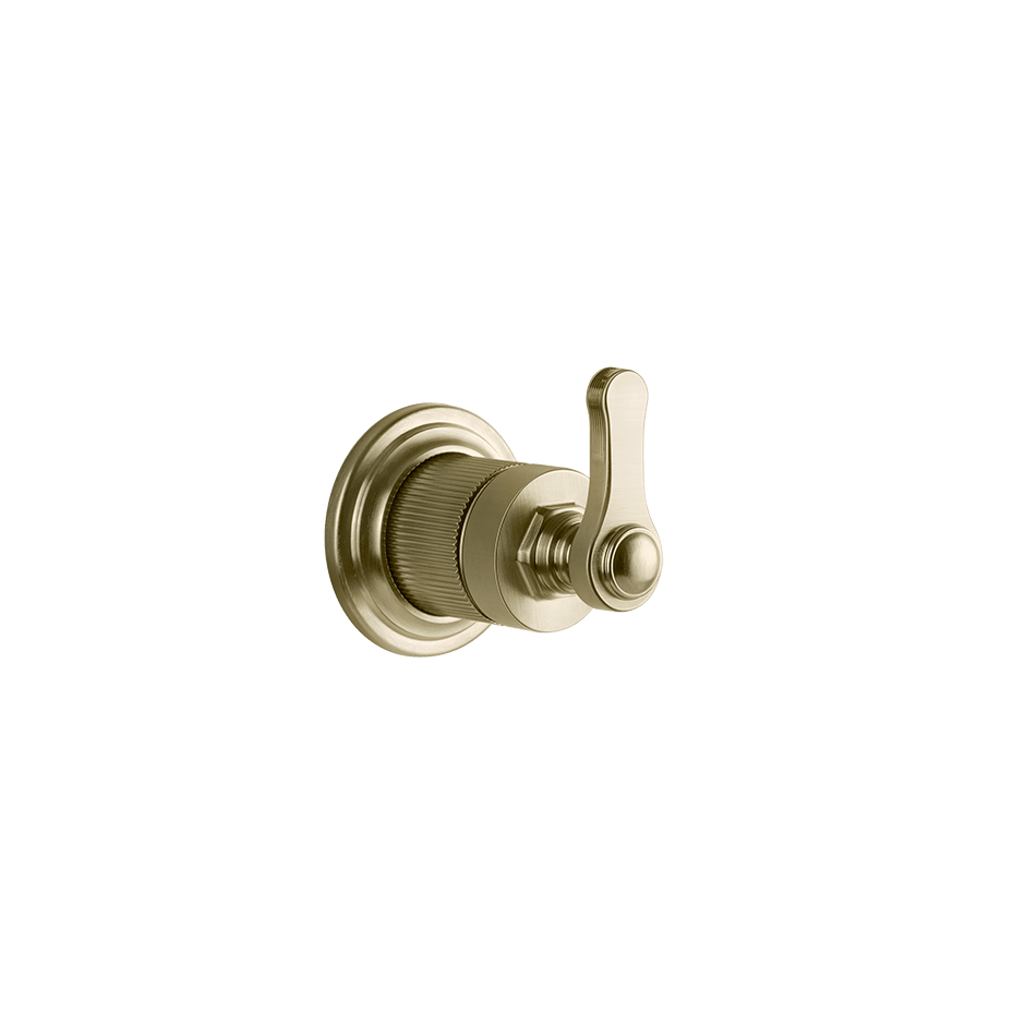 Gessi Stop Valve 65247 in Brass Brushed Pvd