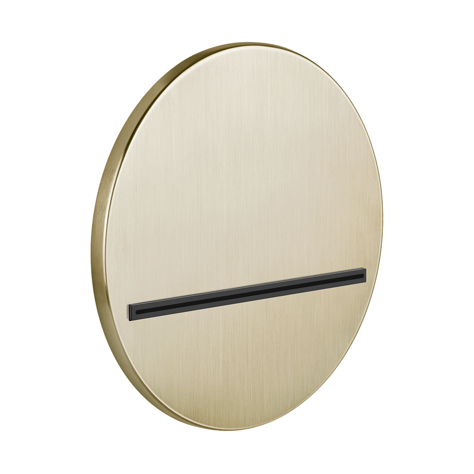 Gessi Shower Spout 65295 in Brass Brushed Pvd