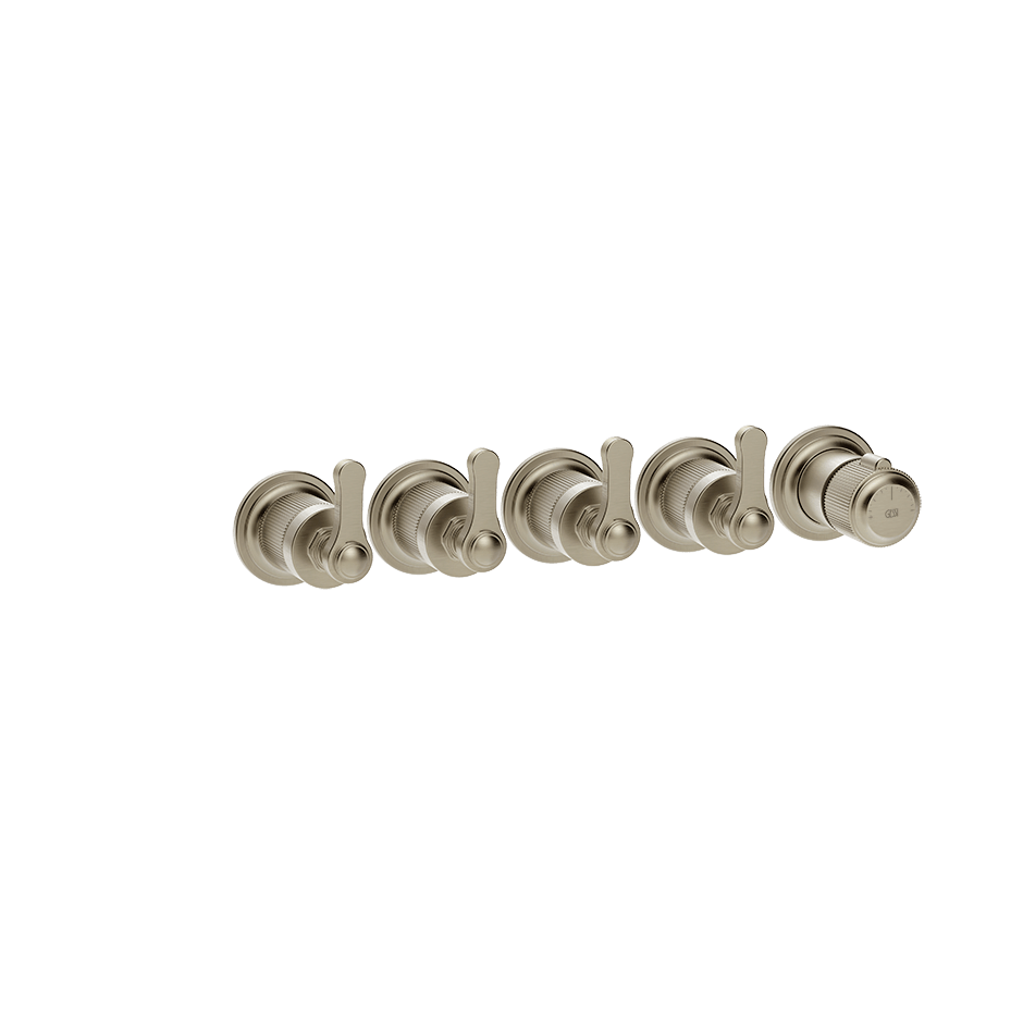 Gessi Shower Mixer 65338 in Finox Brushed Nickel