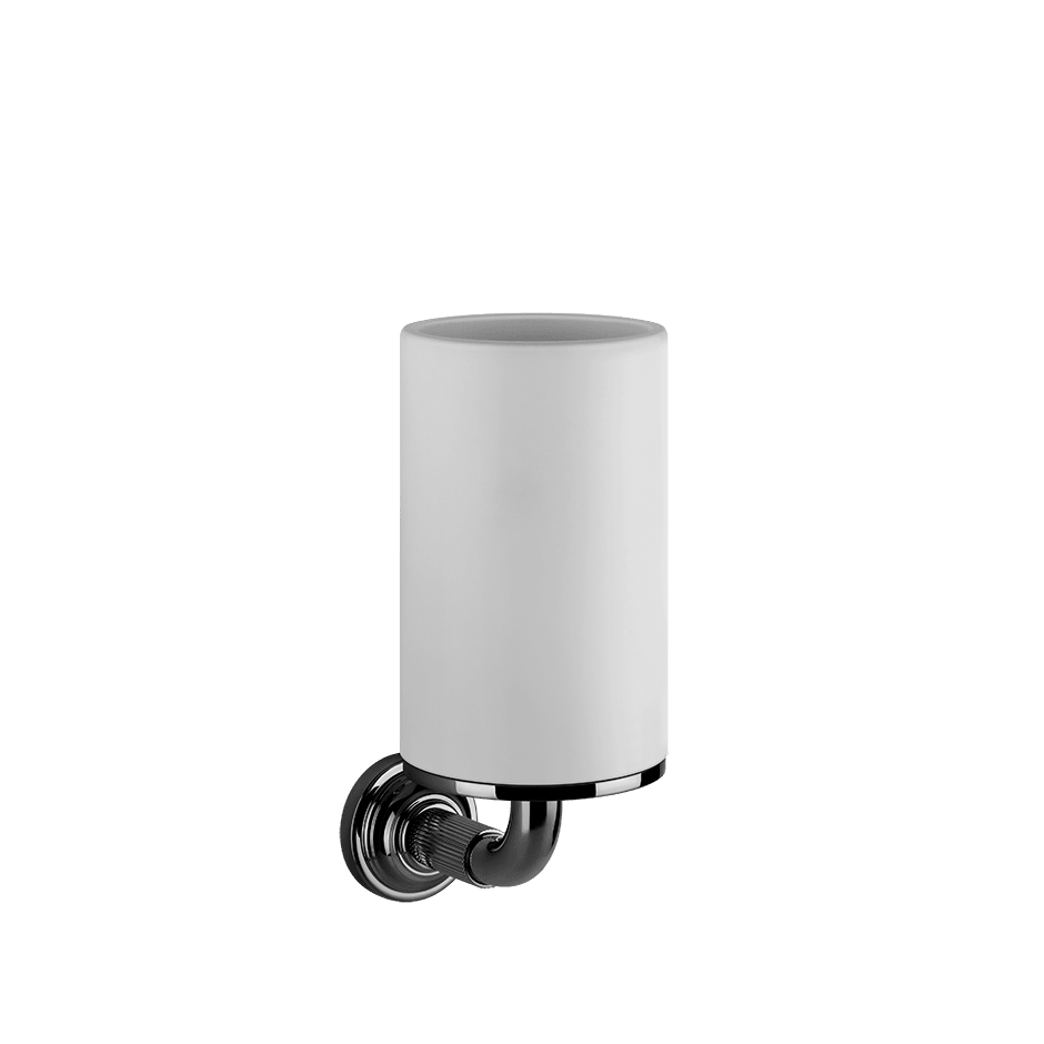 Gessi Tumbler Holder 65407 in Black Metal Pvd