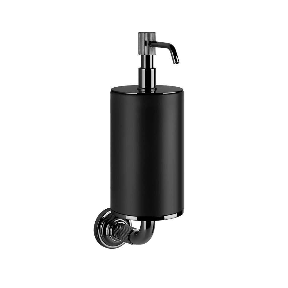 Gessi Soap Dispenser Holder 65414 in Black Metal Pvd