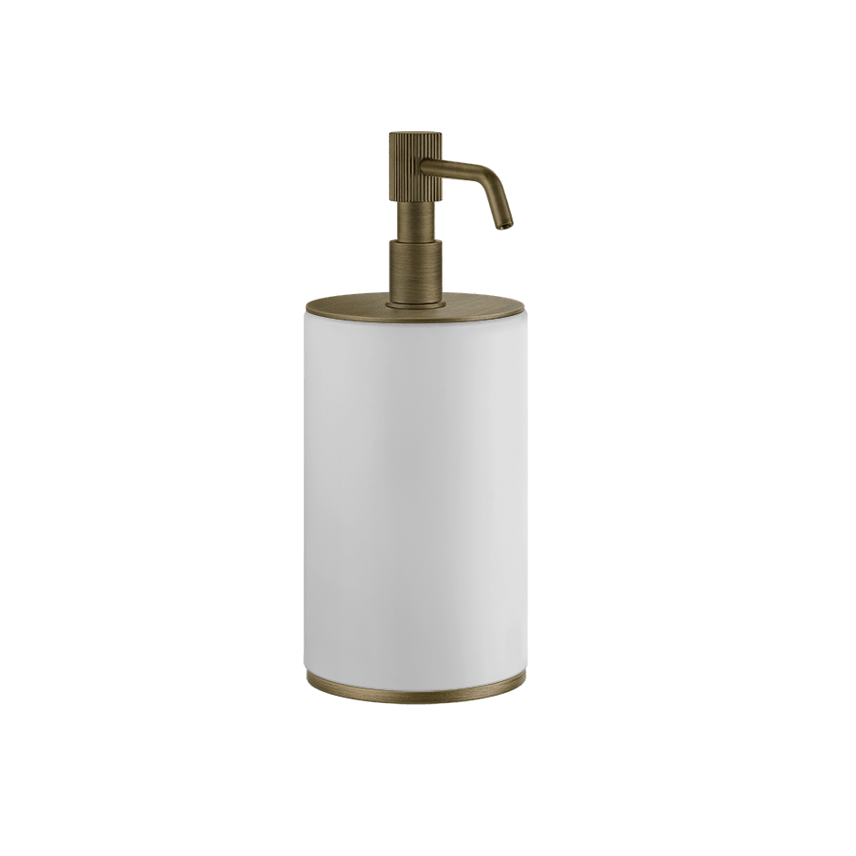 Gessi Soap Dispenser Holder 65437 in Antique Brass