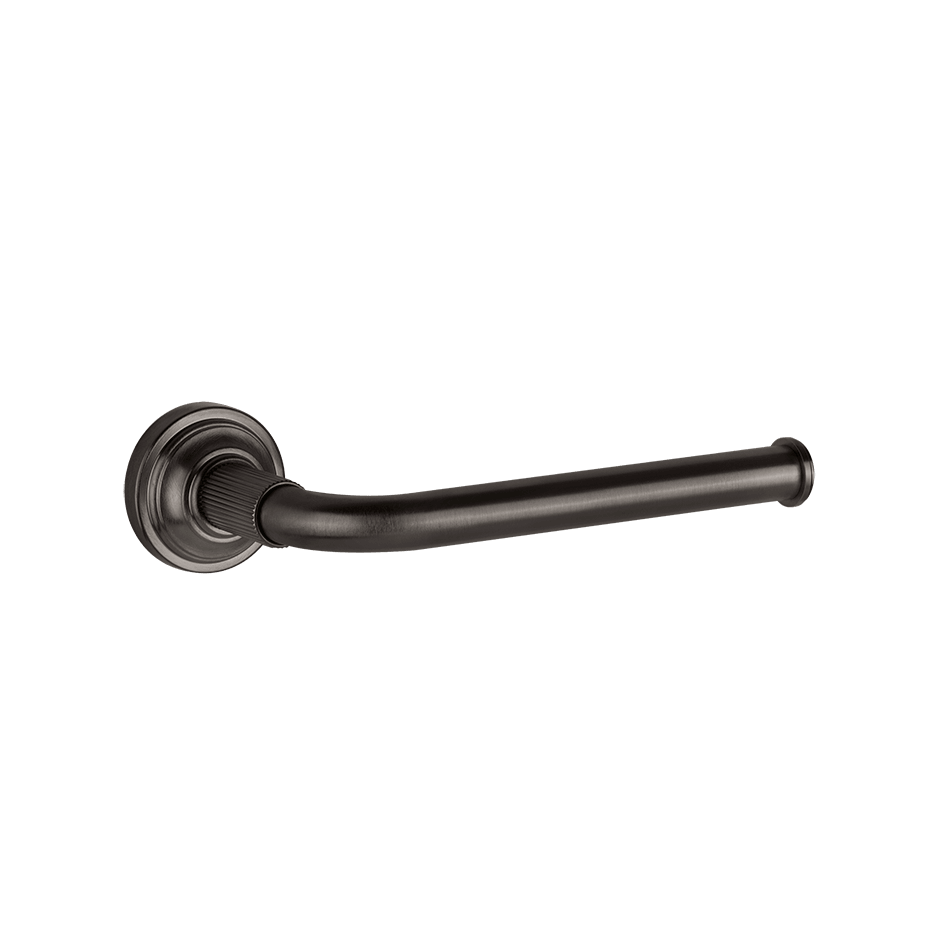 Gessi Paper Roll Holder 65455 in Black Metal Br. Pvd