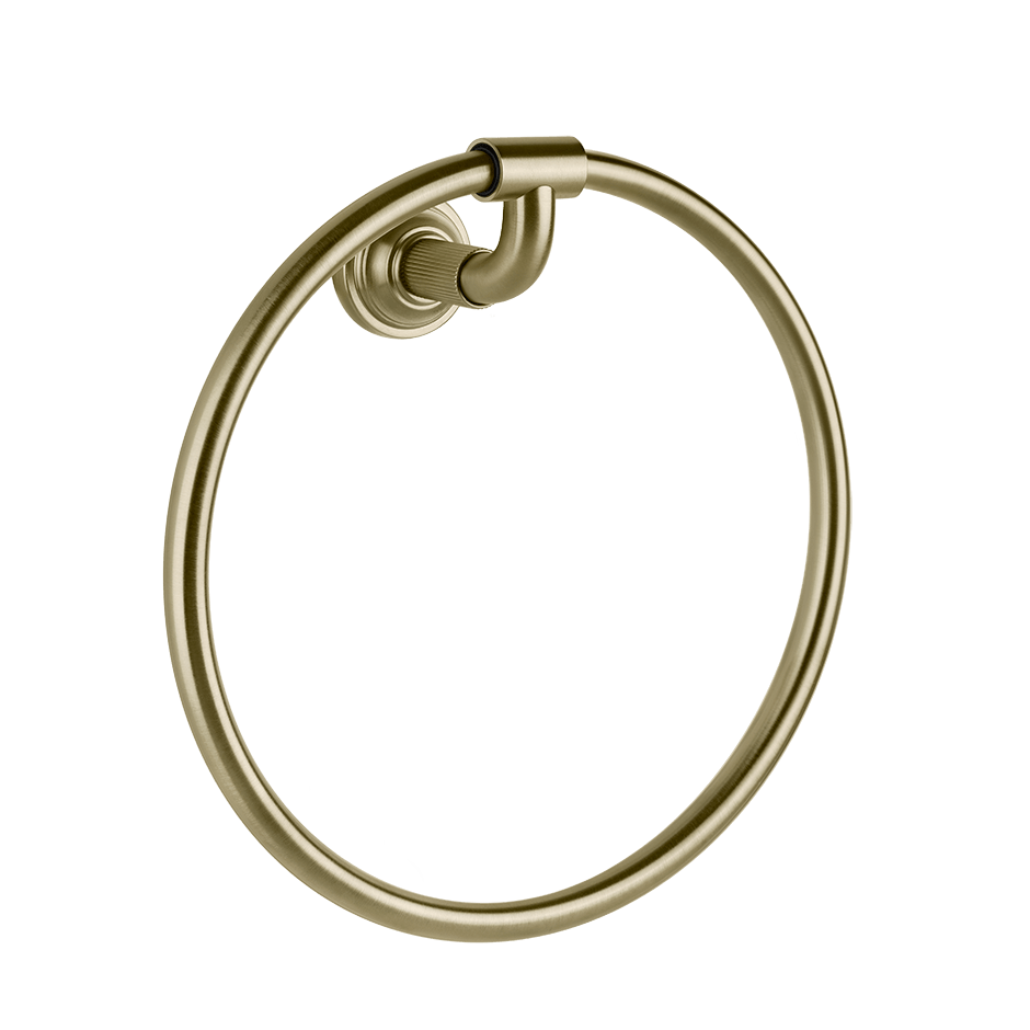 Gessi Towel Rail 65509 in Brass Brushed Pvd