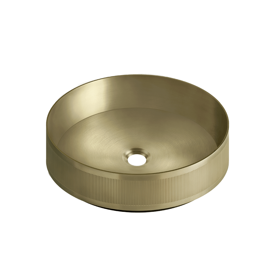 Gessi Washbasin 65601 in Brass Brushed Pvd