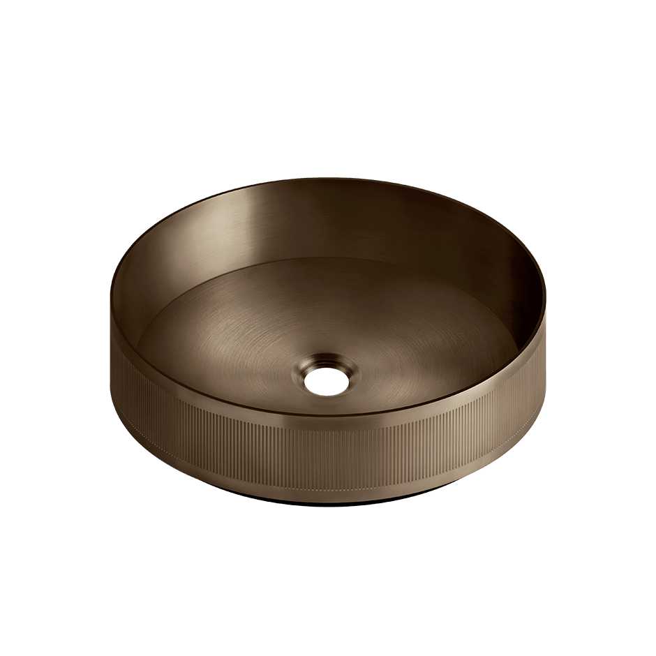 Gessi Washbasin 65601 in Coffee Bronze Brushed Pvd