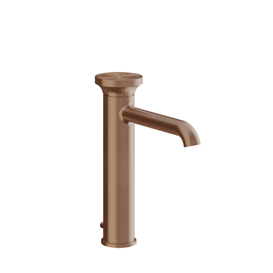 Gessi Washbasin Mixer 66005 in Copper Brushed Pvd
