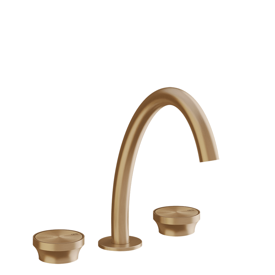 Gessi Washbasin Group 66014 in Warm Bronze Br. Pvd