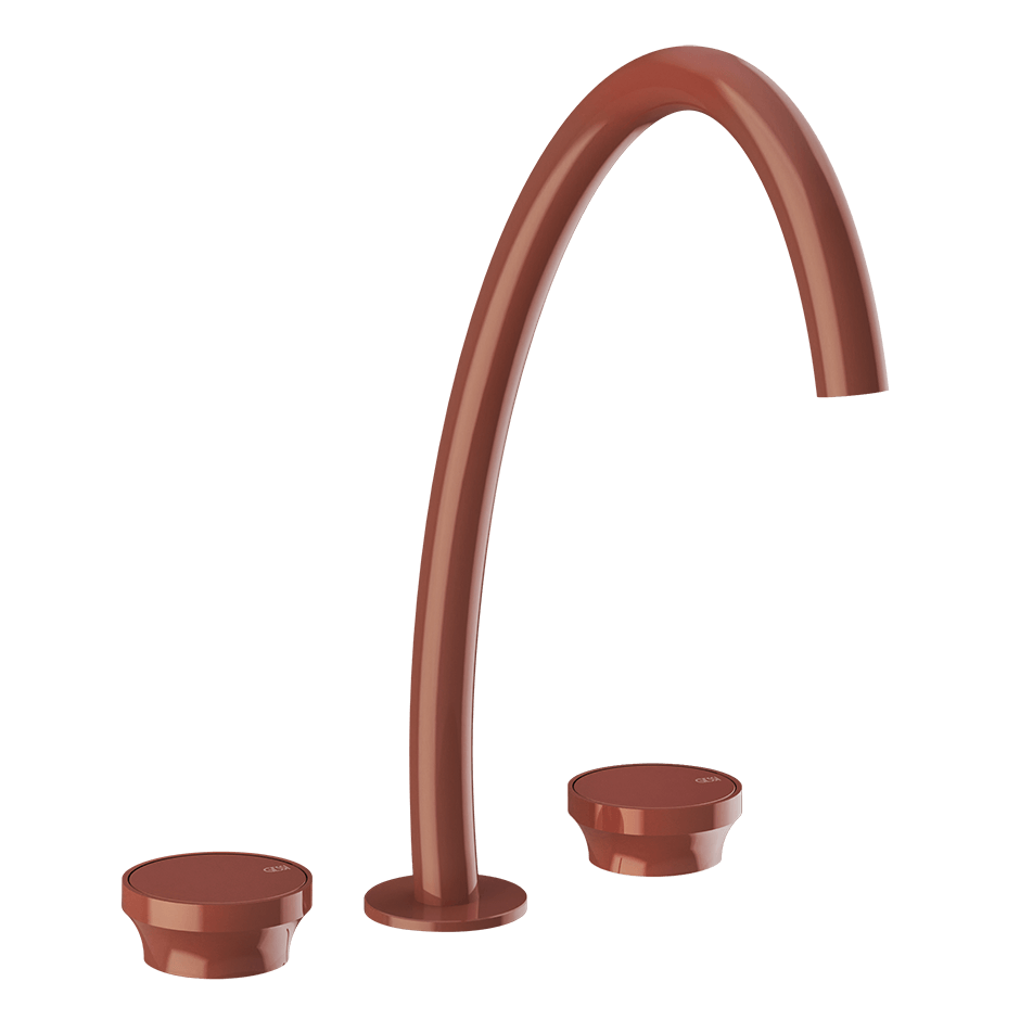 Gessi Washbasin Group 66016 in Glossy Coral