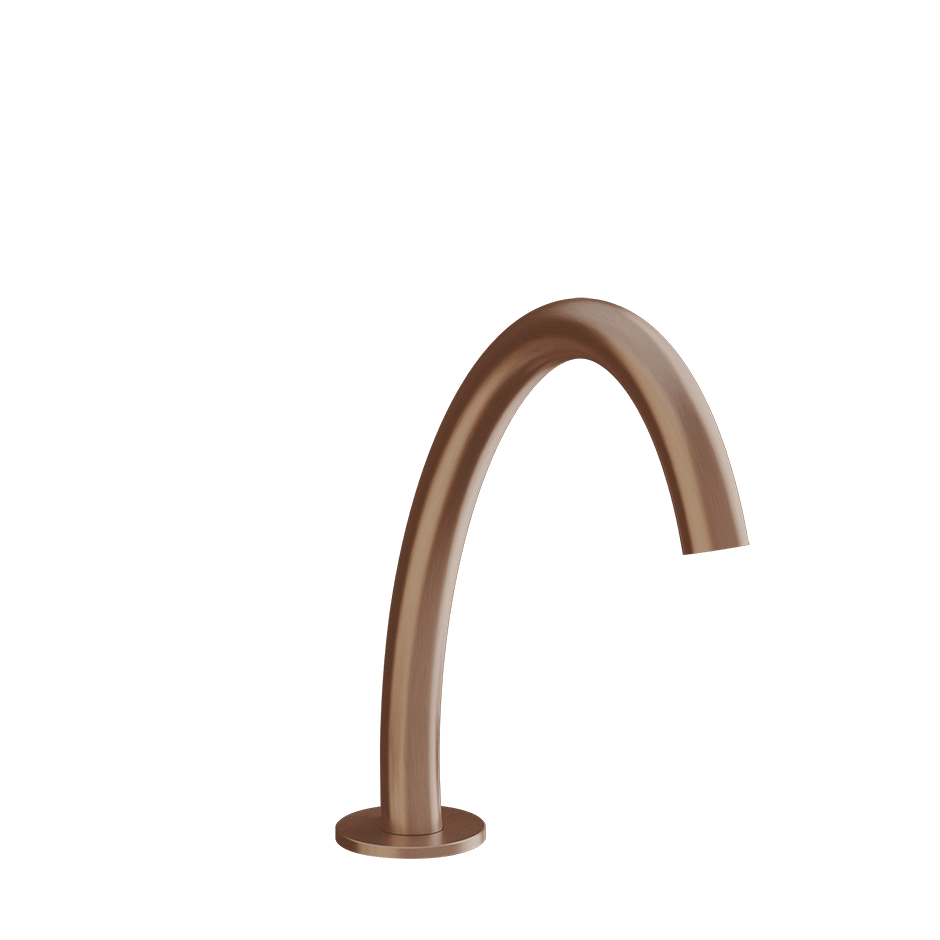 Gessi Basin Spout 66021 in Copper Brushed Pvd