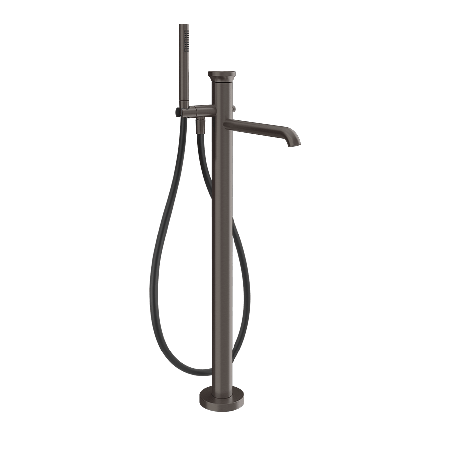 Gessi Bath Mixer 66028 in Black Metal Br. Pvd