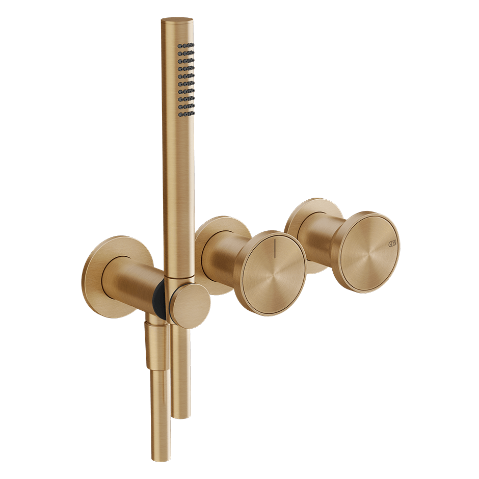 Gessi Shower Mixer 66036 in Warm Bronze Br. Pvd