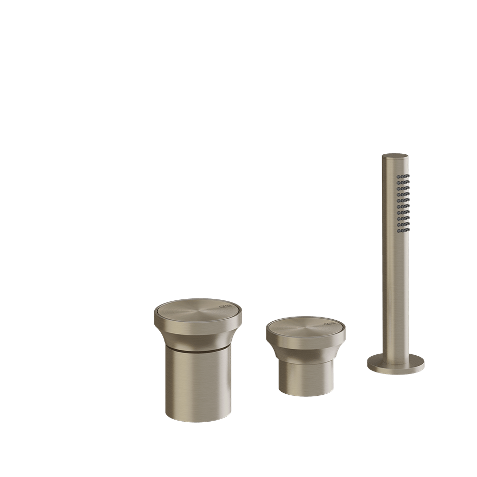 Gessi Bath Mixer 66043 in Finox Brushed Nickel