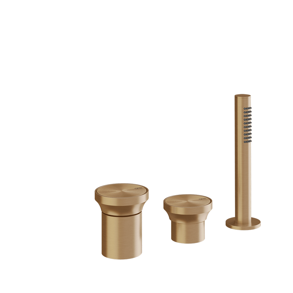 Gessi Bath Mixer 66043 in Warm Bronze Br. Pvd