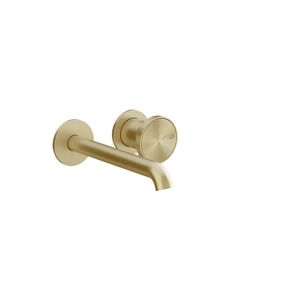 Gessi Washbasin Mixer 66088 in Brass Brushed Pvd