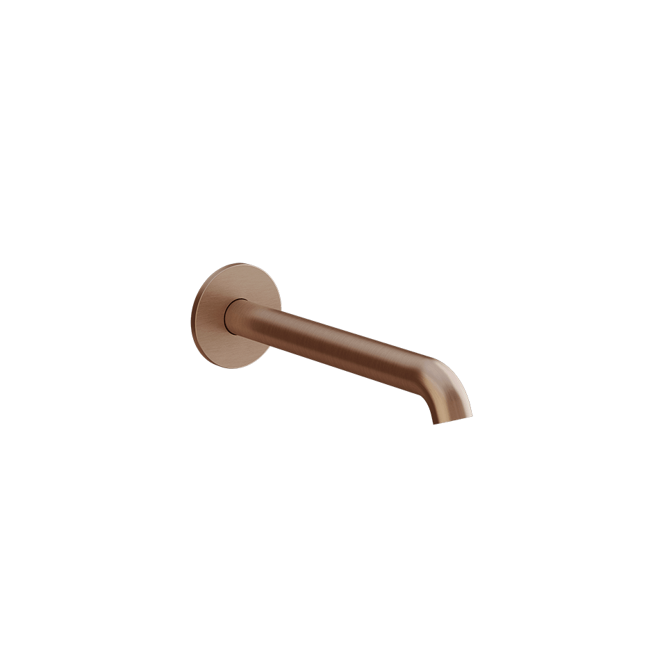 Gessi Basin Spout 66102 in Copper Brushed Pvd