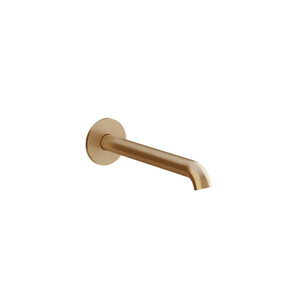 Gessi Basin Spout 66104 in Warm Bronze Br. Pvd