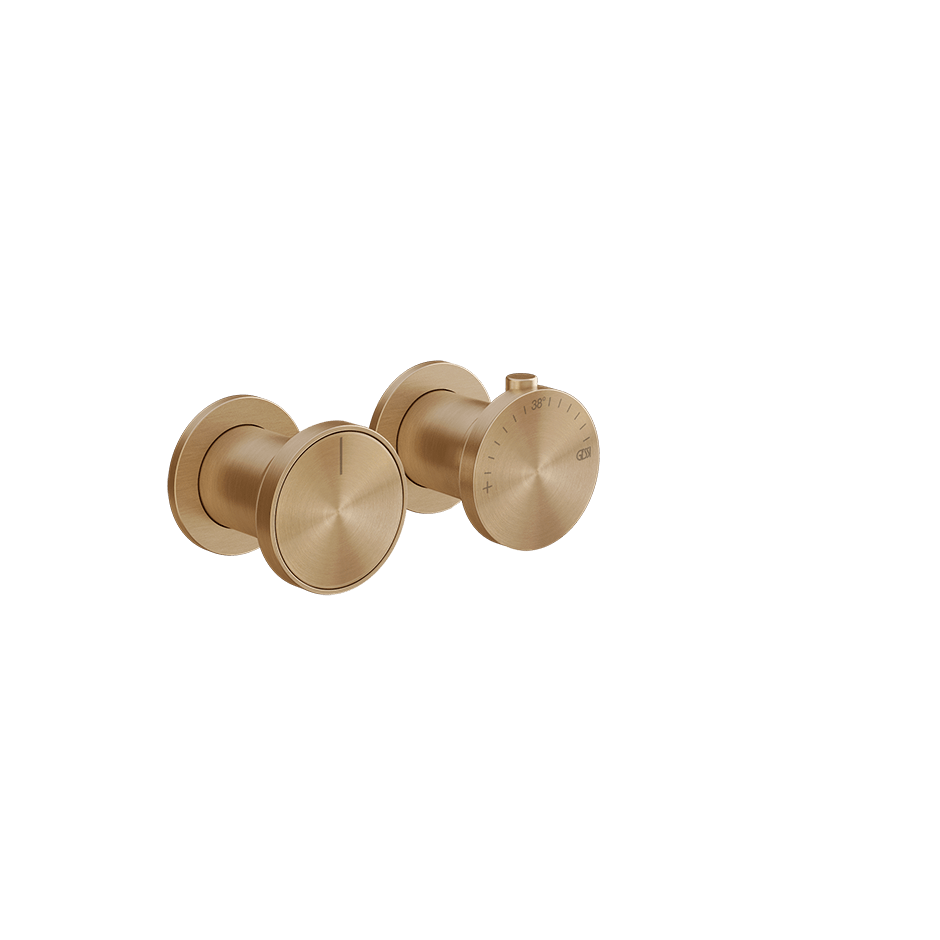 Gessi Shower Mixer 66132 in Warm Bronze Br. Pvd