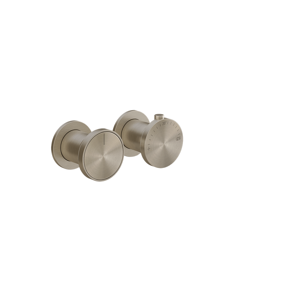 Gessi Shower Mixer 66136 in Finox Brushed Nickel