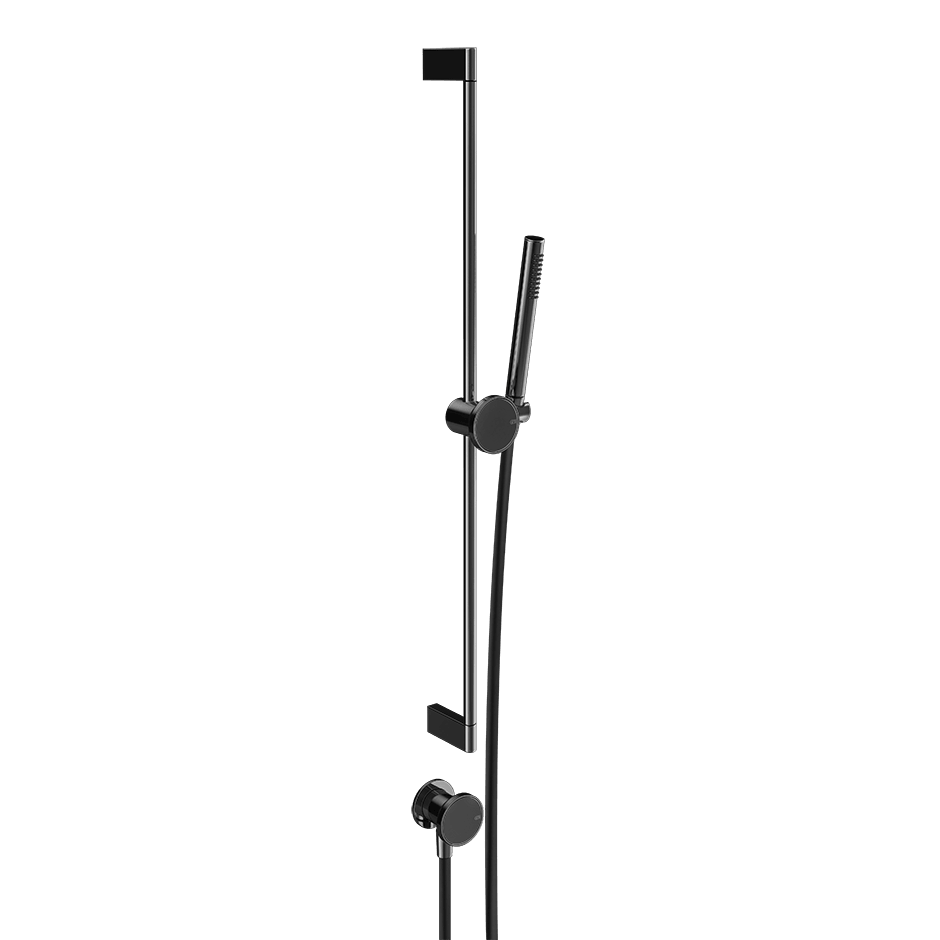 Gessi Sliding Rail 66142 in Black Metal Pvd