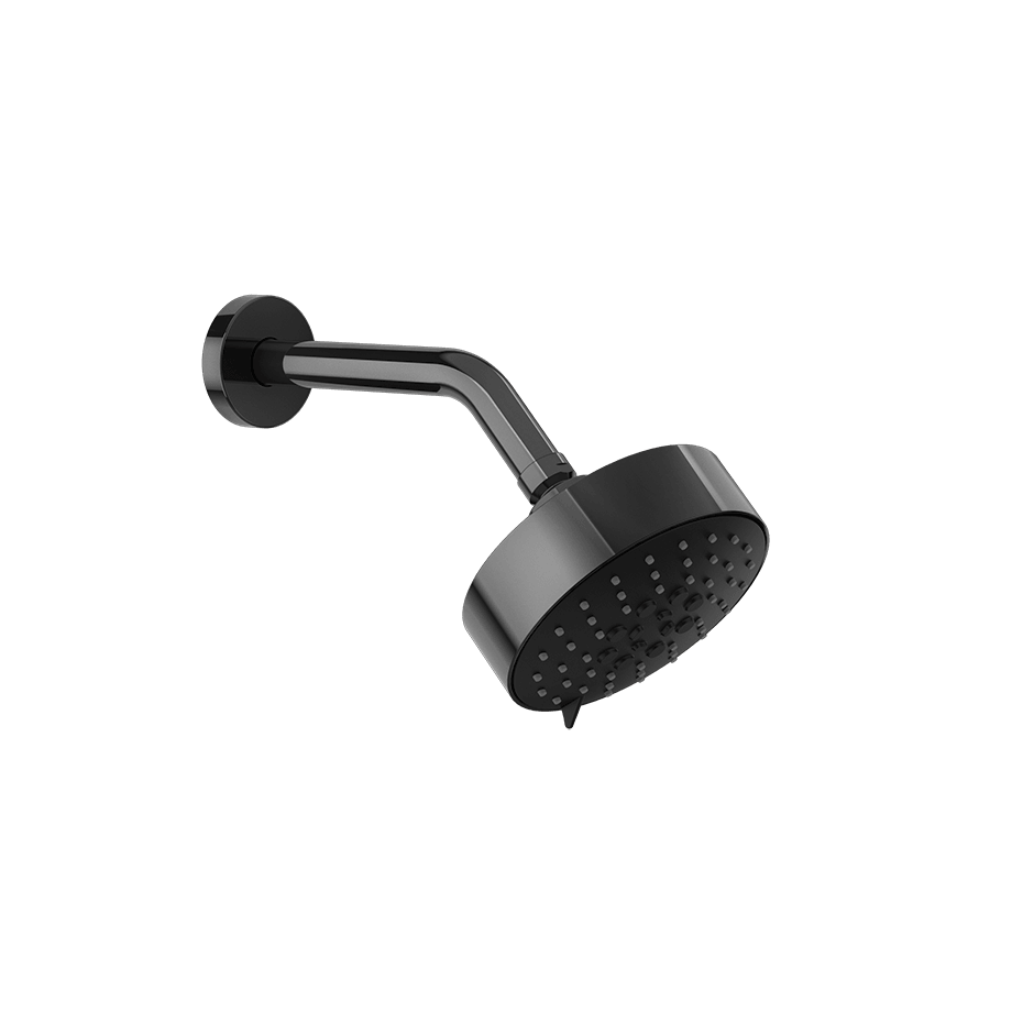 Gessi Showerhead 66158 in Black Metal Pvd