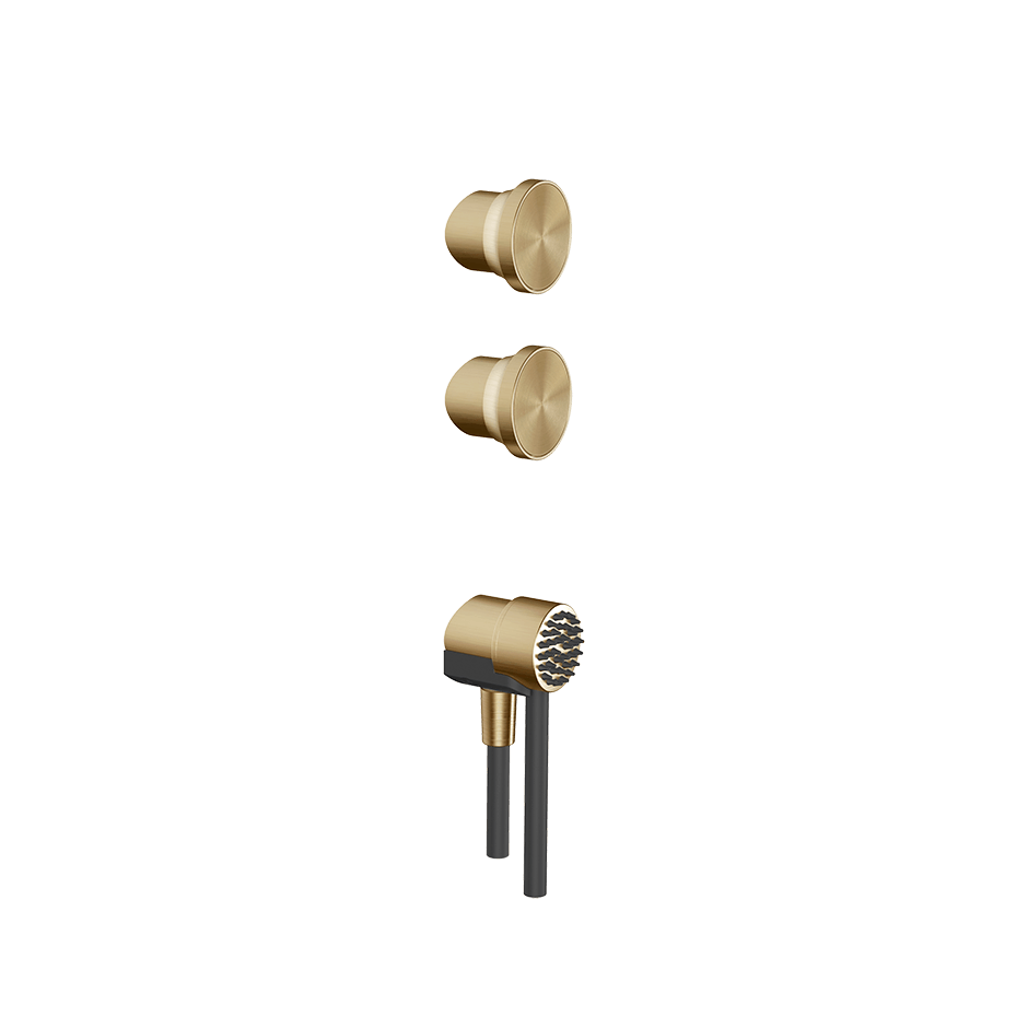 Gessi Diverter 66212 in Brass Brushed Pvd