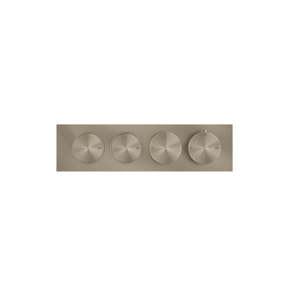 Gessi Shower Mixer 66222 in Finox Brushed Nickel