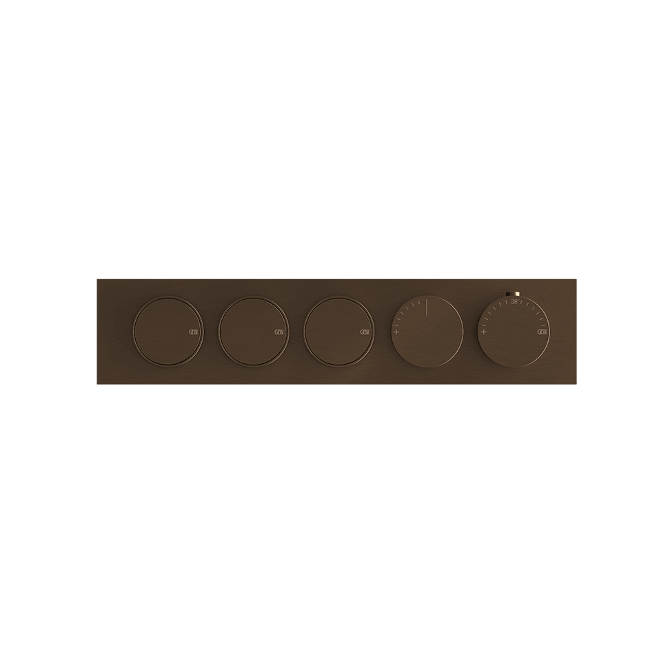 Gessi Shower Mixer 66224 in Dark Bronze