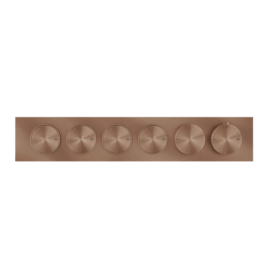 Gessi Shower Mixer 66226 in Copper Brushed Pvd