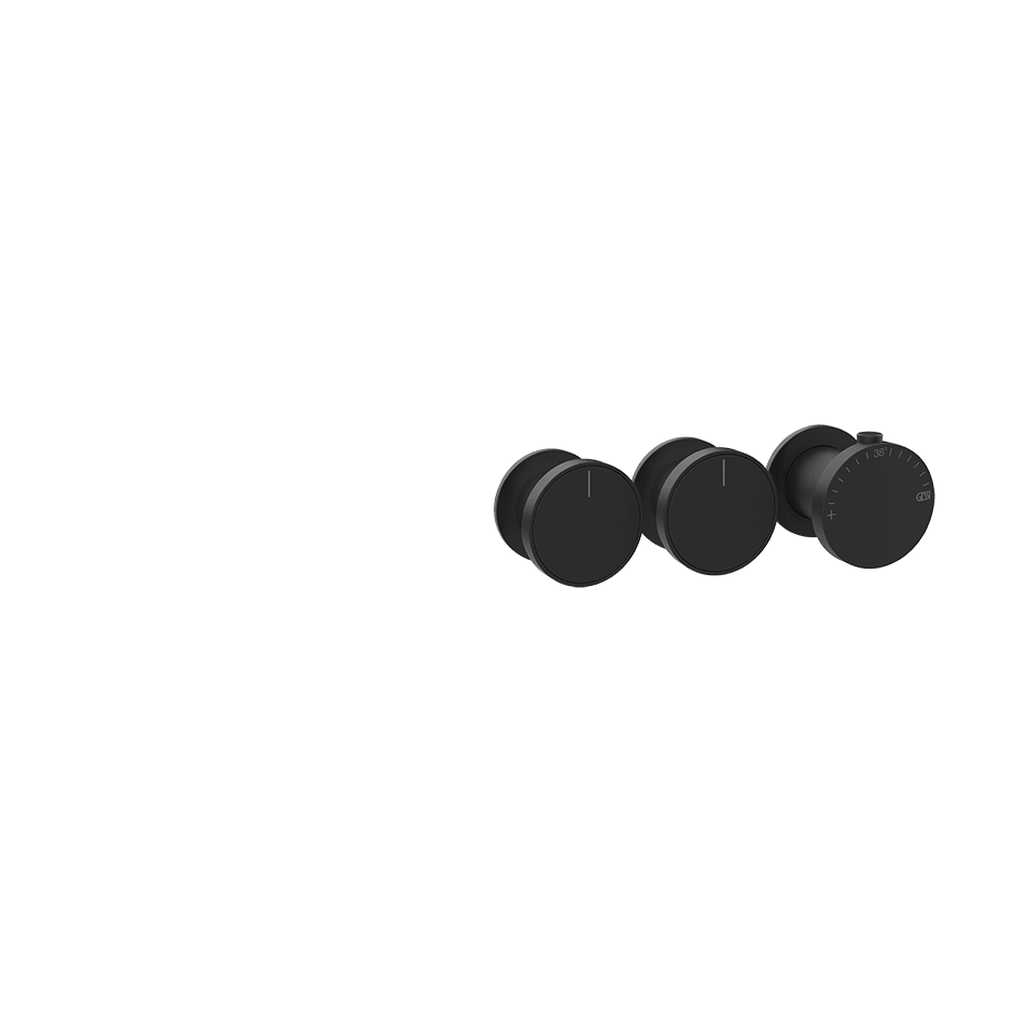 Gessi Shower Mixer 66334 in Matte Black