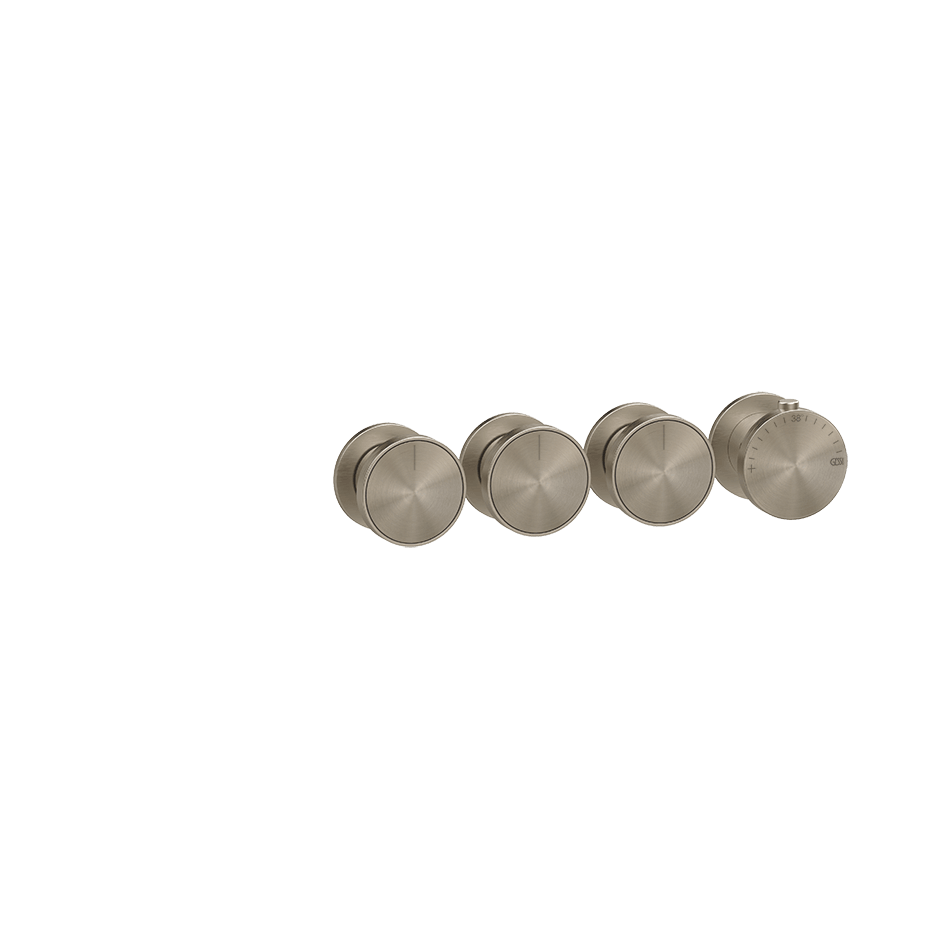 Gessi Shower Mixer 66336 in Finox Brushed Nickel