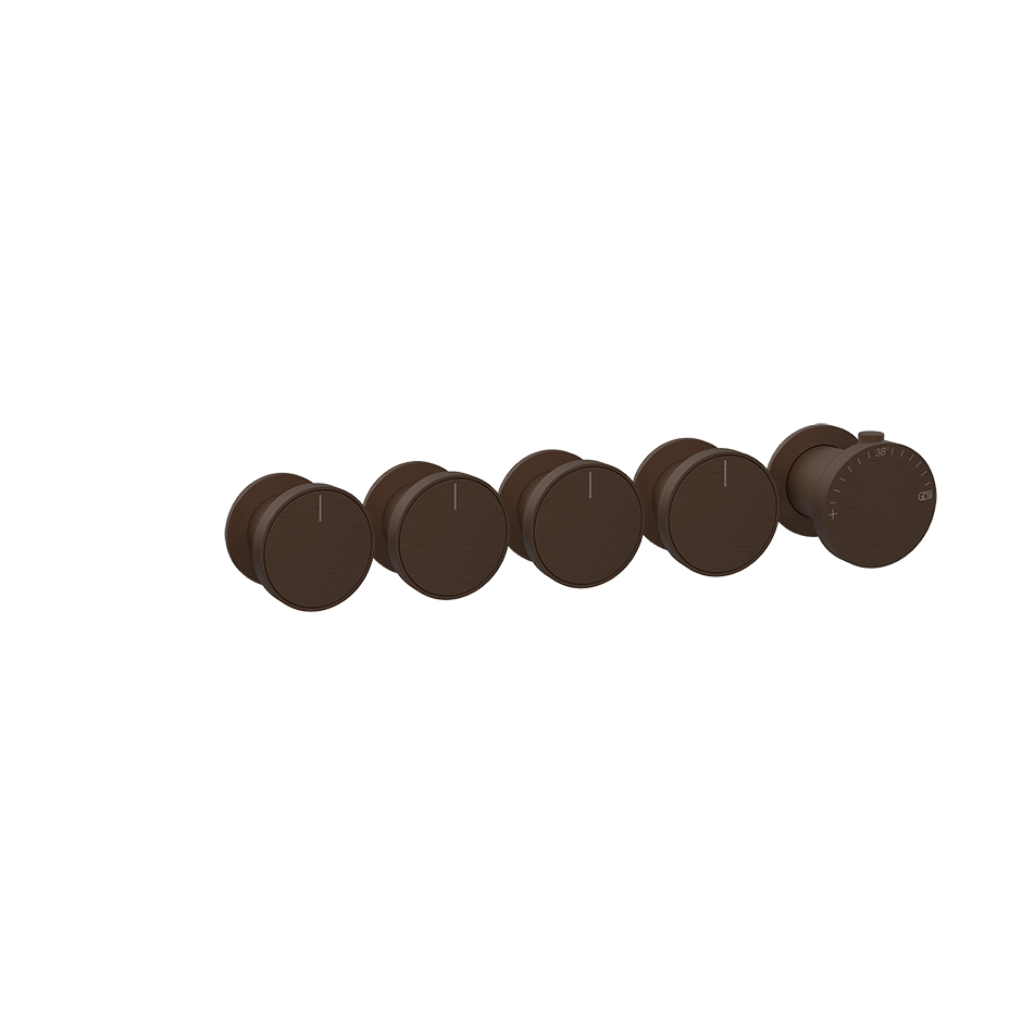 Gessi Shower Mixer 66338 in Dark Bronze