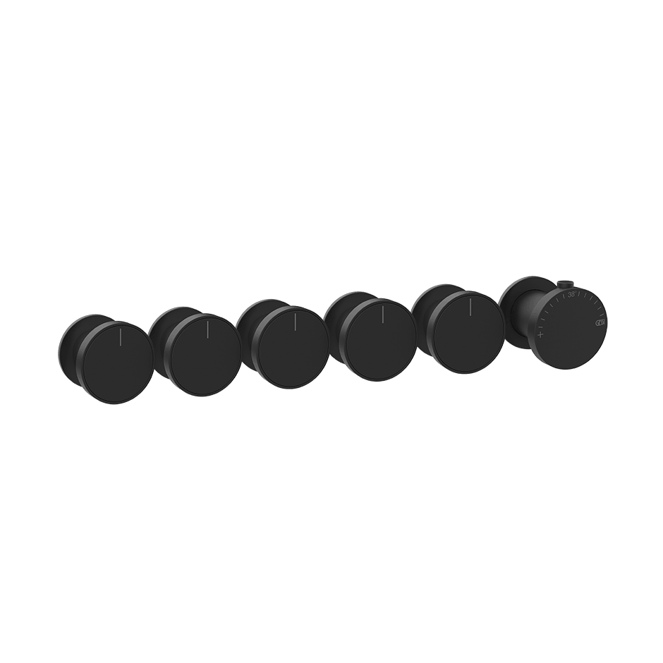 Gessi Shower Mixer 66340 in Matte Black