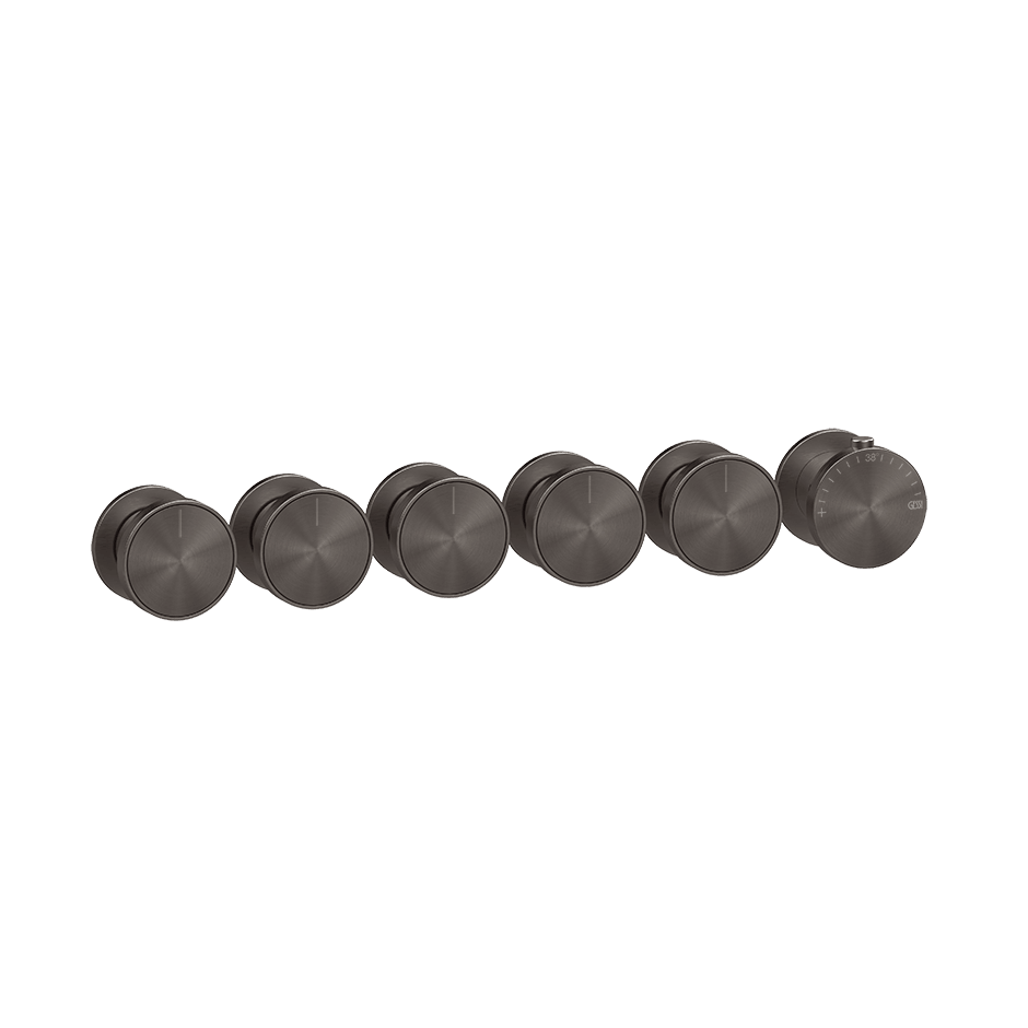 Gessi Shower Mixer 66340 in Black Metal Br. Pvd