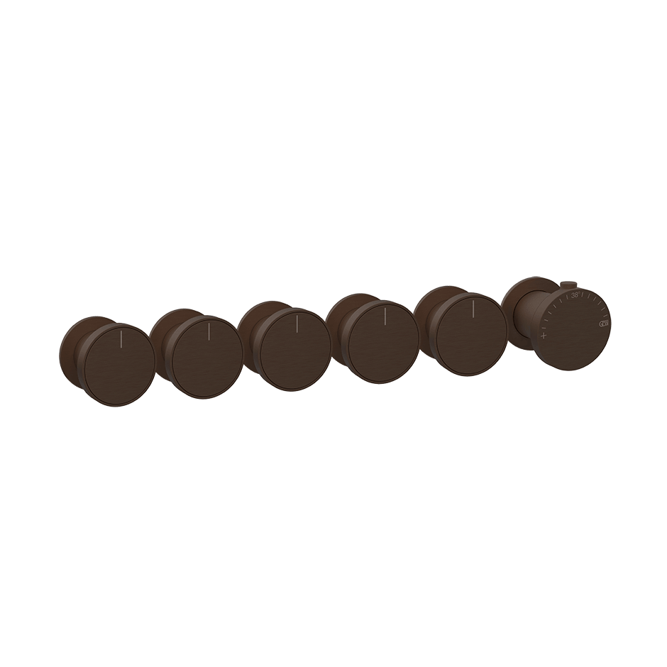 Gessi Shower Mixer 66340 in Dark Bronze