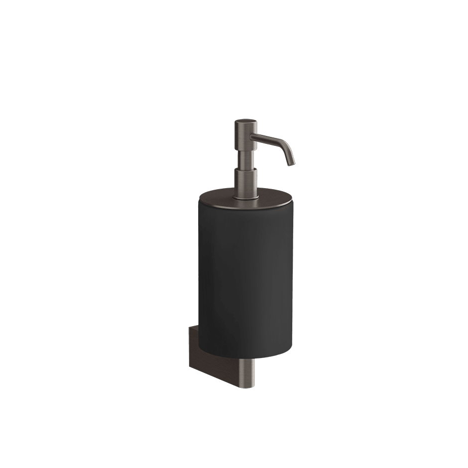 Gessi Soap Dispenser Holder 66414 in Black Metal Br. Pvd