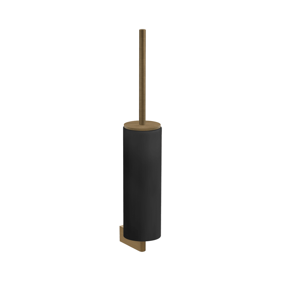 Gessi Brush Holder 66420 in Antique Brass
