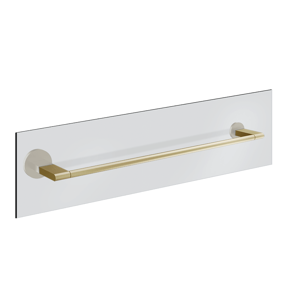 Gessi Towel Rail 66515 in Brass Brushed Pvd