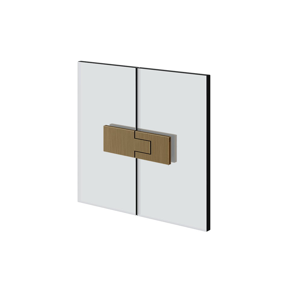 Gessi Clicking Hinges 67003 in Antique Brass